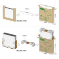 Light degradation rate 25000hour<30% ultrathin led panel light CE ROHS approved